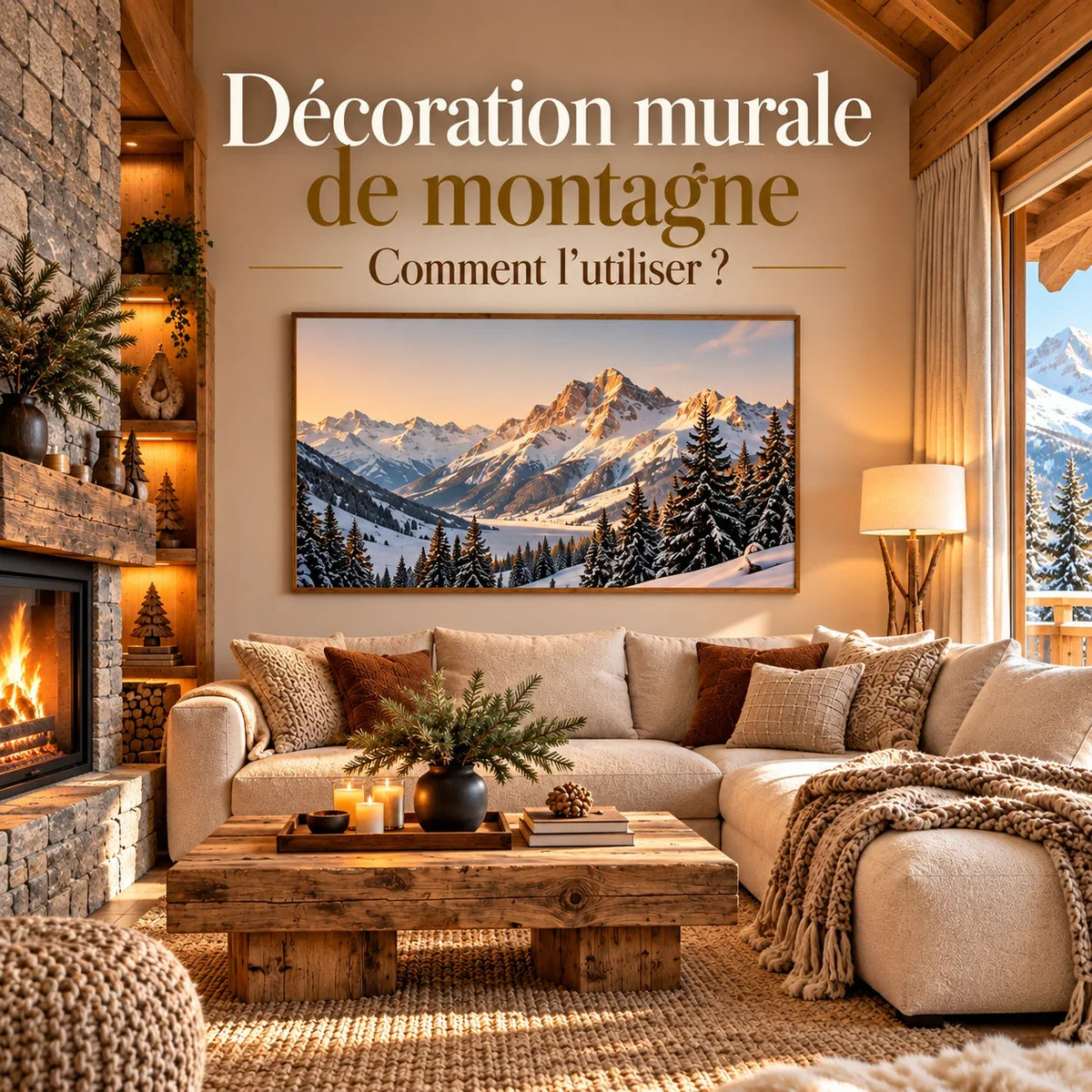 Décoration murale de montagne : Comment l'utiliser