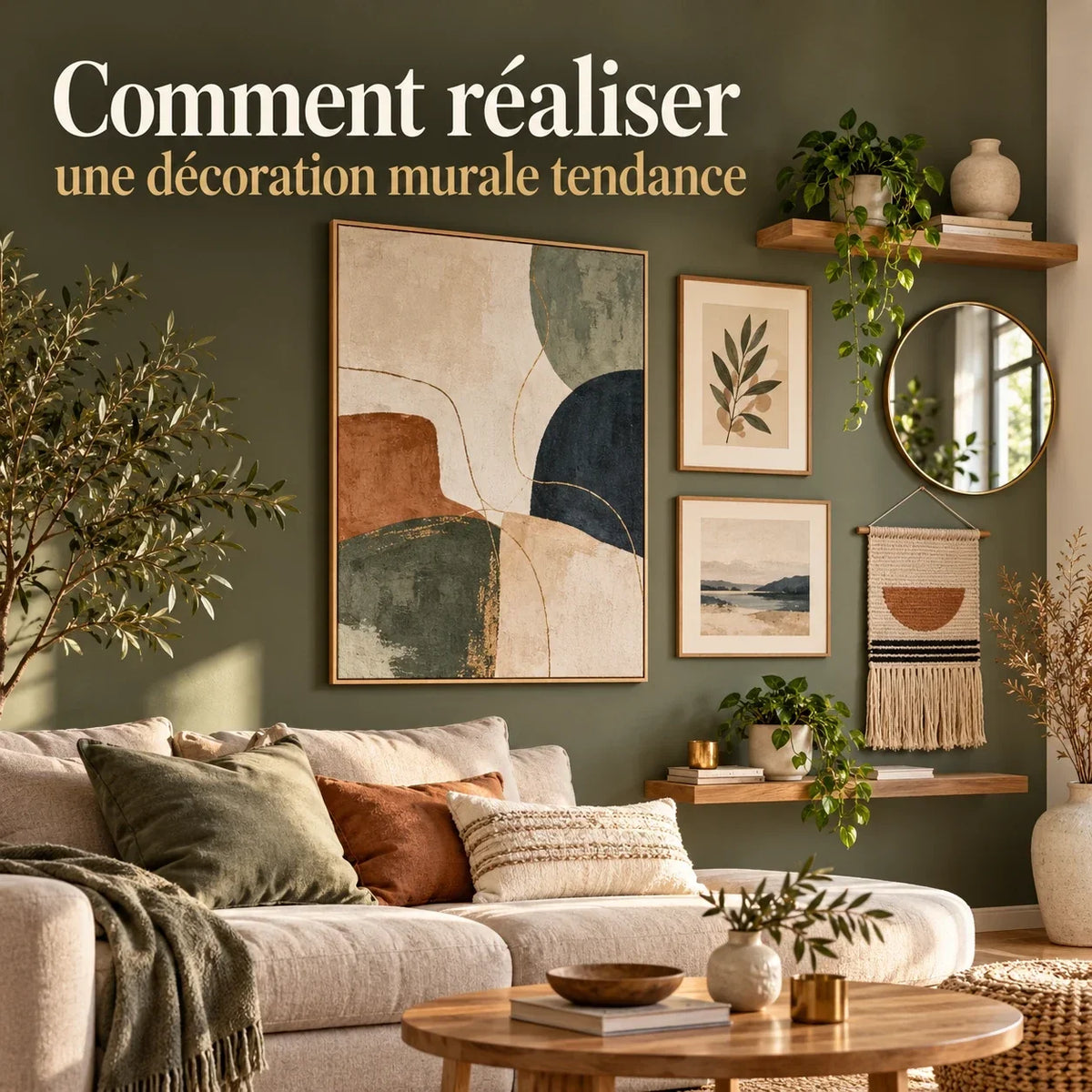 Comment réaliser une décoration murale tendance