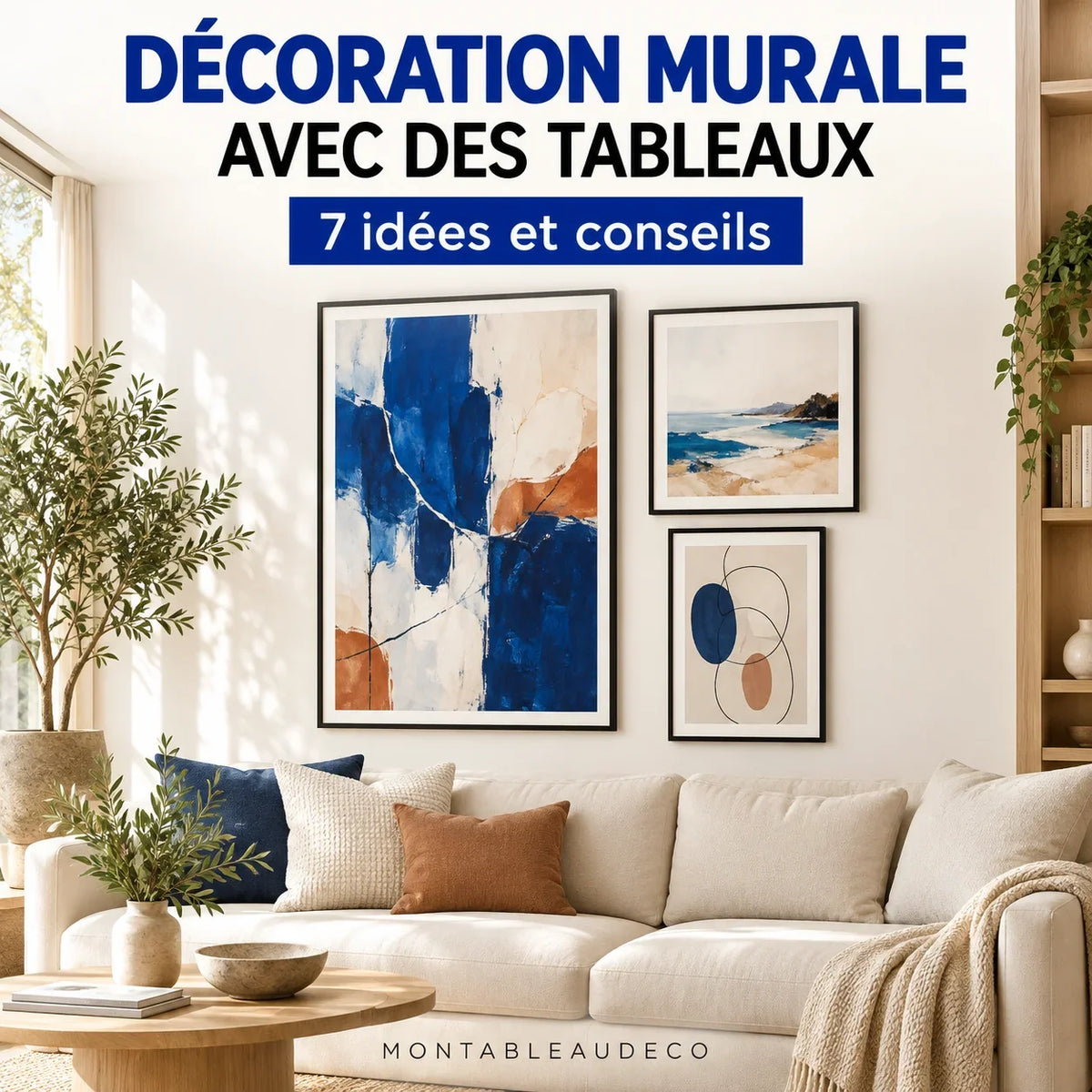 Décoration murale avec des tableaux : 7 idées et conseils