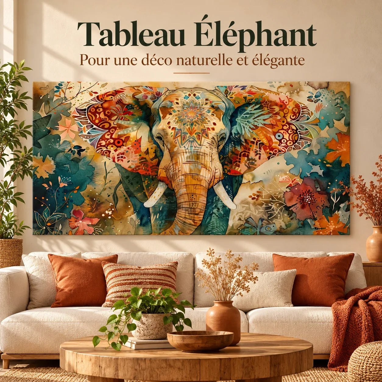 Tableau Éléphant pour ma déco
