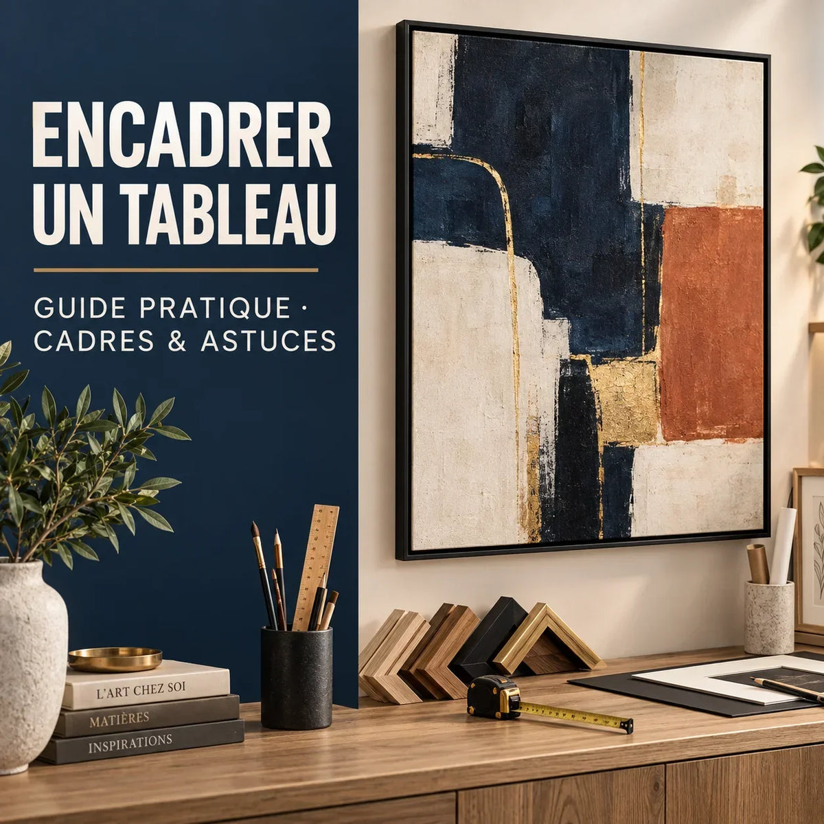 Comment encadrer un tableau ? Techniques, choix du cadre et conseils