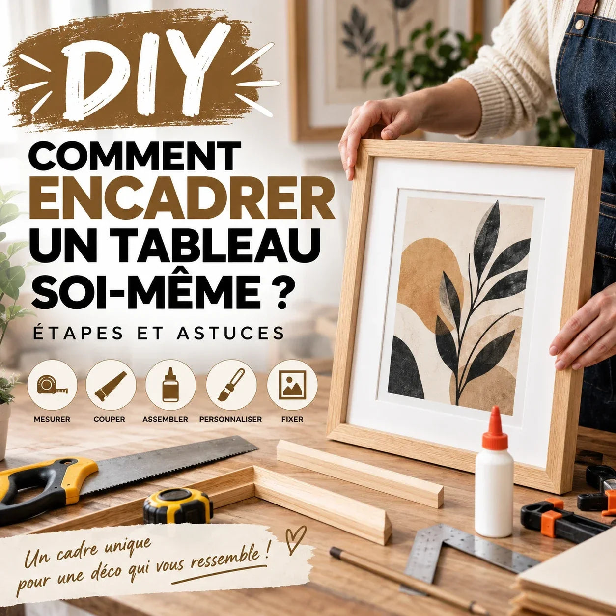 DIY : Comment encadrer un tableau soi-même ? Étapes et astuces