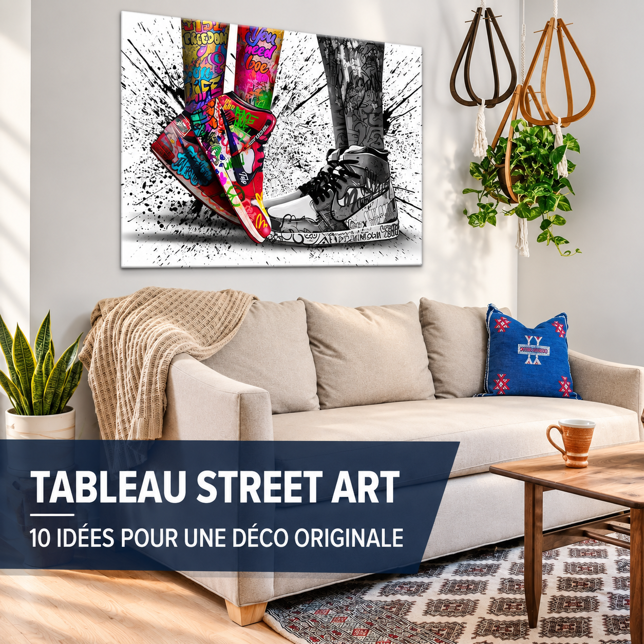 Tableau street art : 10 idées pour une décoration murale originale