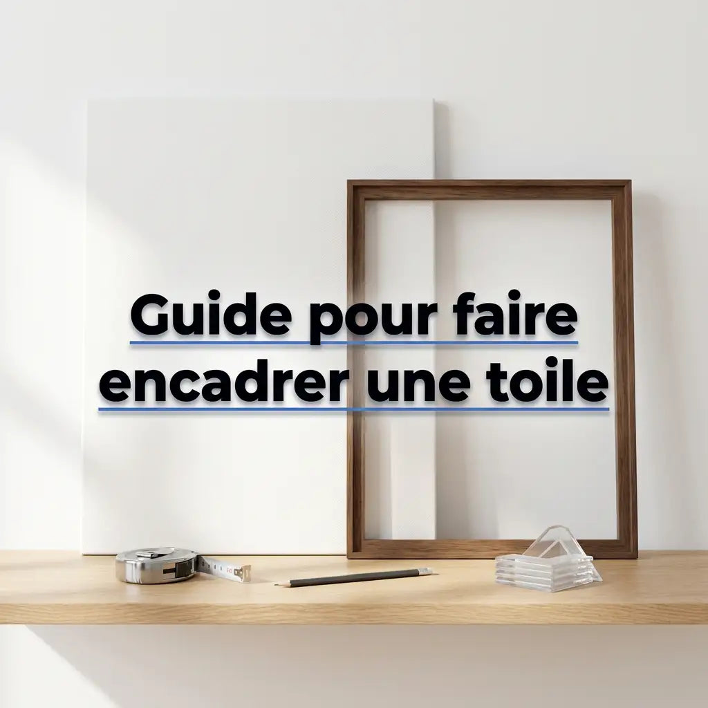 Guide pour encadrer une toile