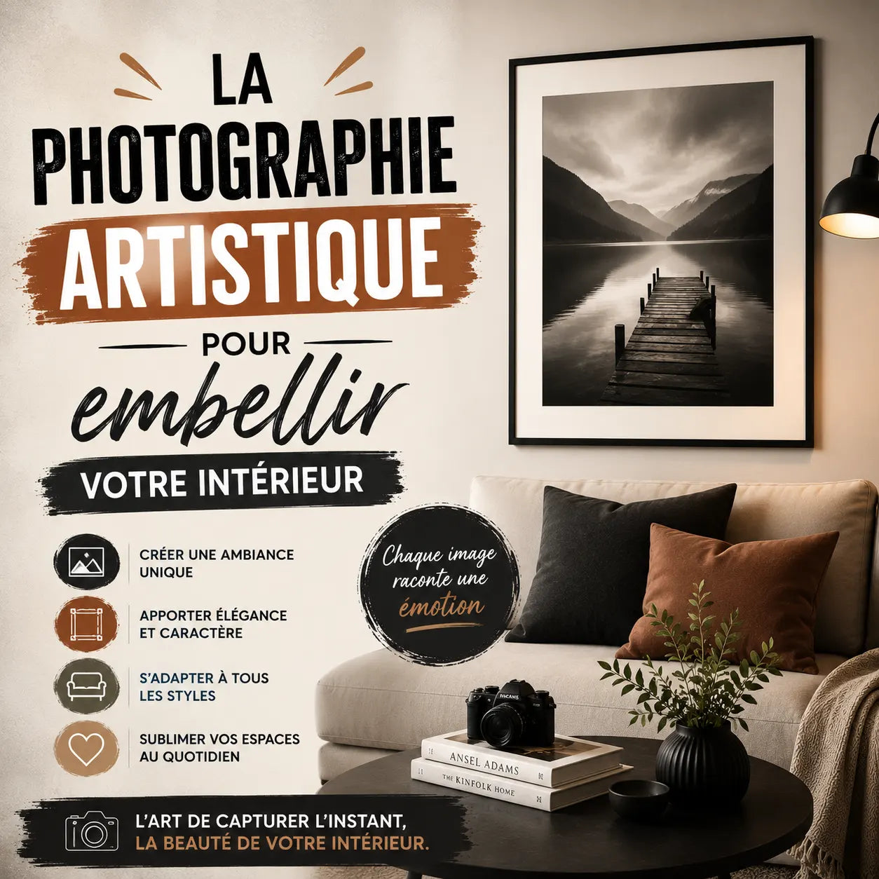 La photographie artistique pour embellir votre intérieur