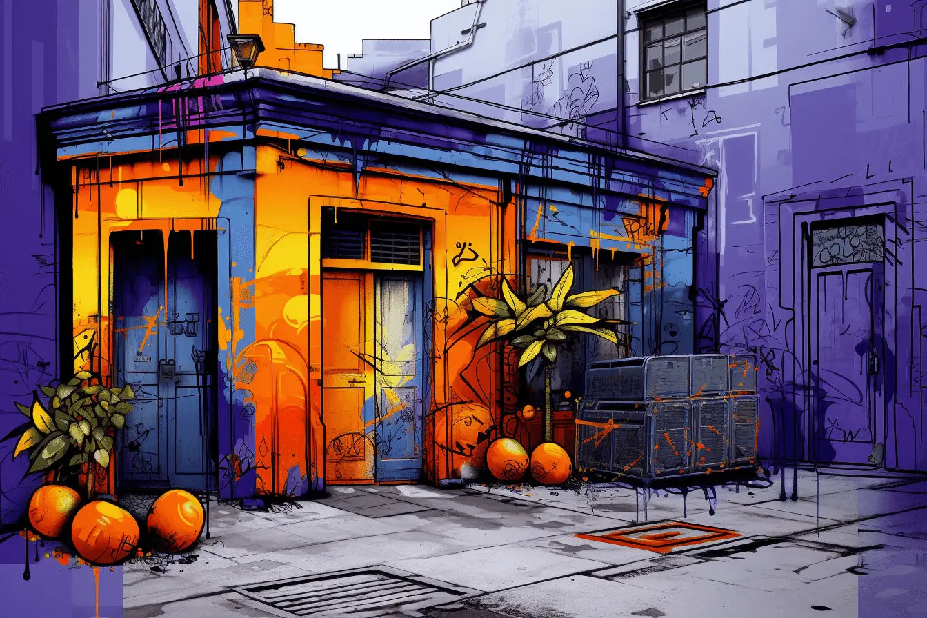 Le langage des couleurs dans le street art - Montableaudeco