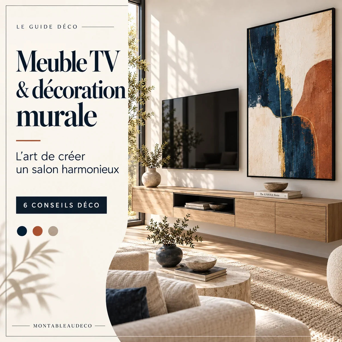 Meuble TV et décoration murale : 6 conseils pour un salon harmonieux