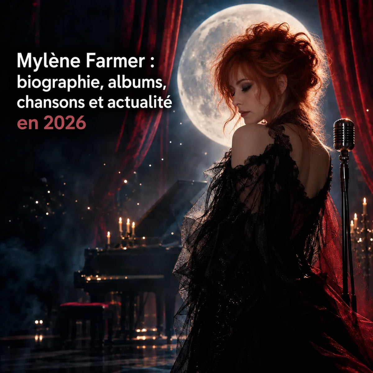 Mylène Farmer : biographie, albums, chansons et actualité en 2026