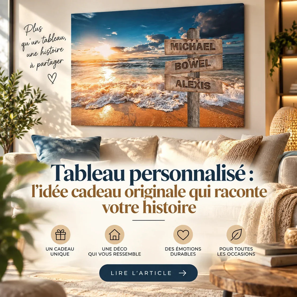 Tableau personnalisé : l’idée cadeau originale qui raconte votre histoire
