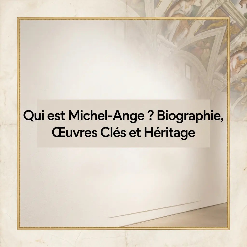 Qui est Michel-Ange ? Biographie, Œuvres Clés et Héritage