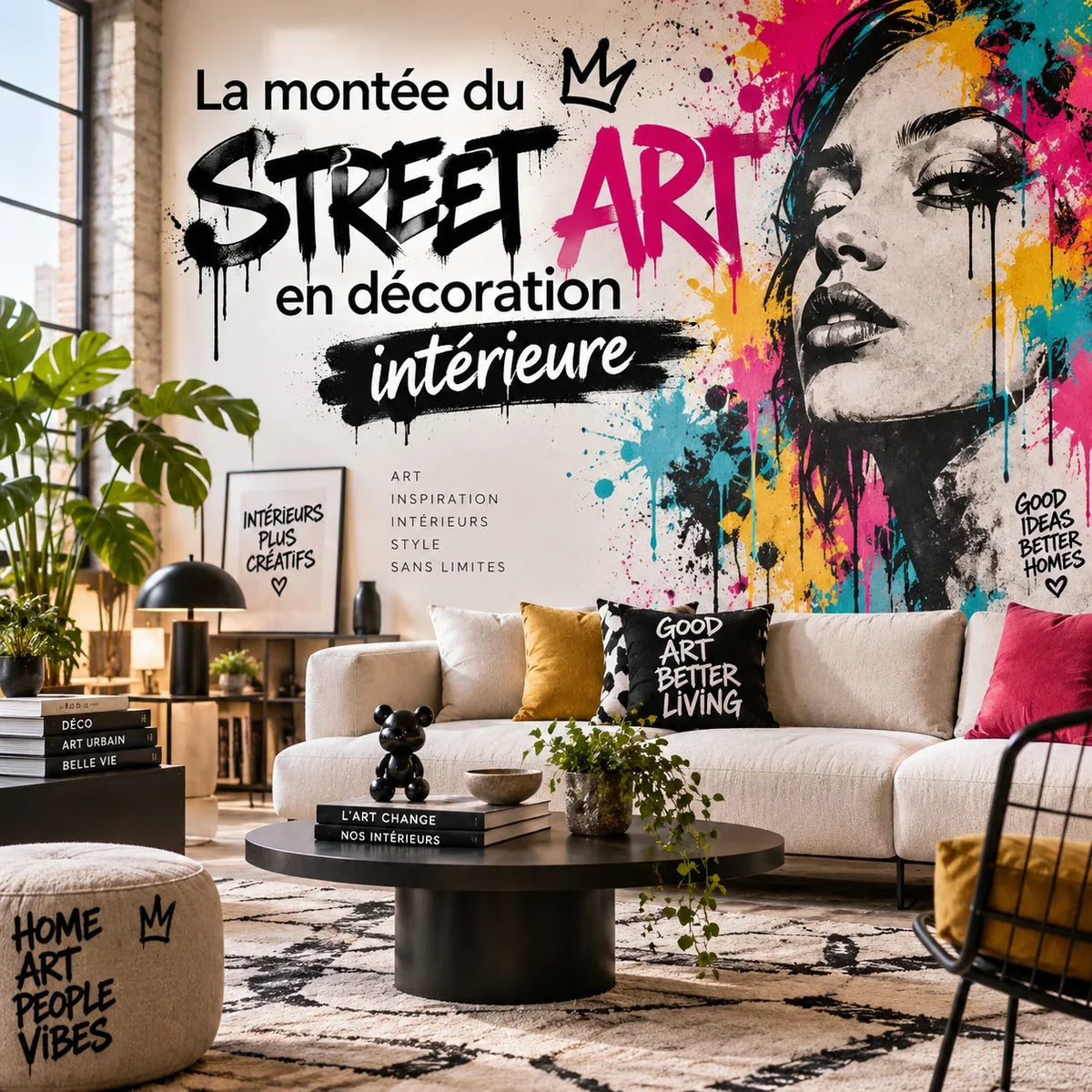 La montée du Street Art en décoration intérieure