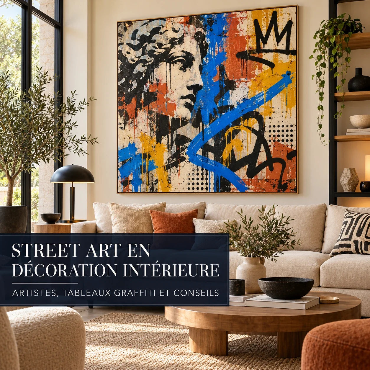 Street art en décoration intérieure : artistes, tableaux graffiti et conseils