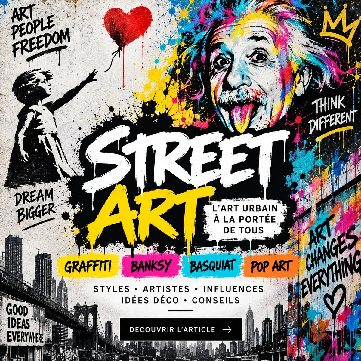 Tableau Street Art Chez Montableaudeco
