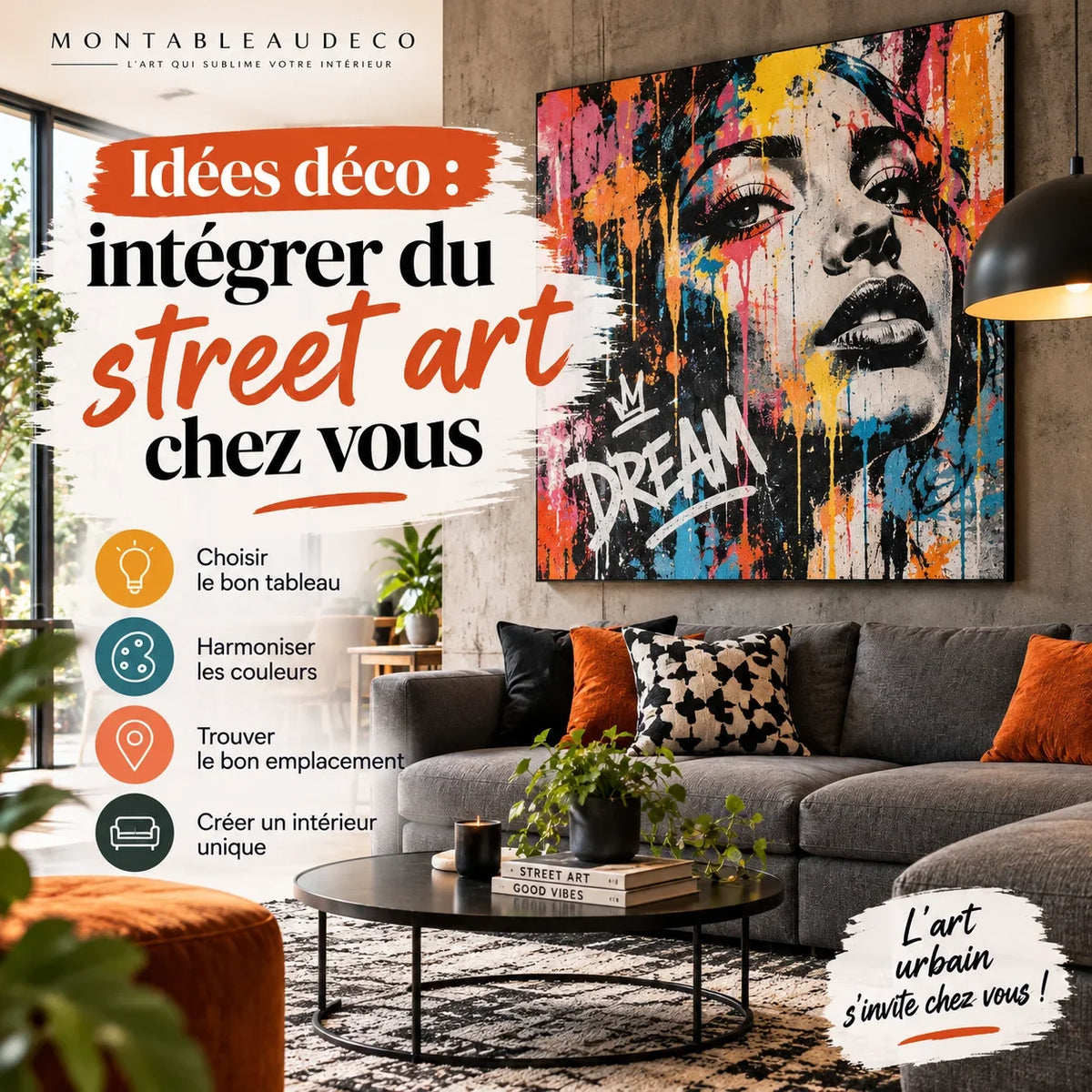 Idées déco : intégrer du street art chez vous