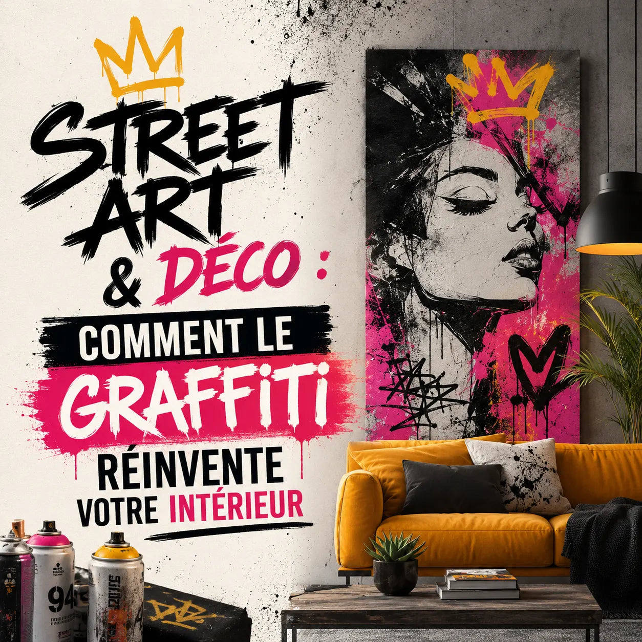Street Art & Déco : Comment le Graffiti Réinvente Votre Intérieur