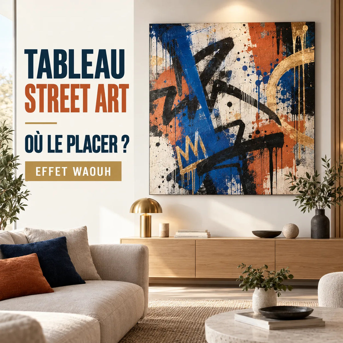 Tableau street art : où le placer pour un effet waouh ?