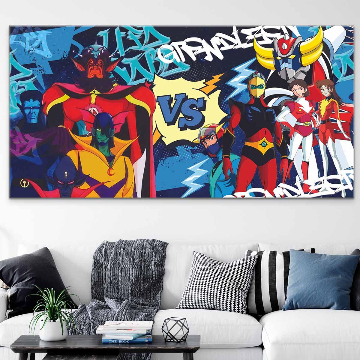 Tableau Goldorak toute ma jeunesse - Montableaudeco