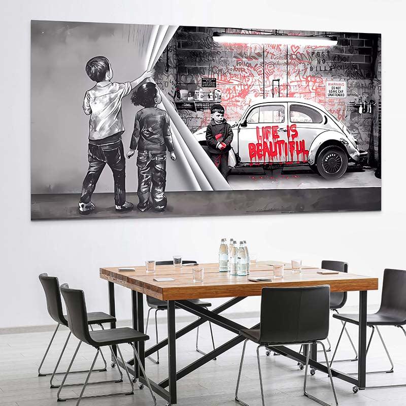 Décoration avec du street art contemporain