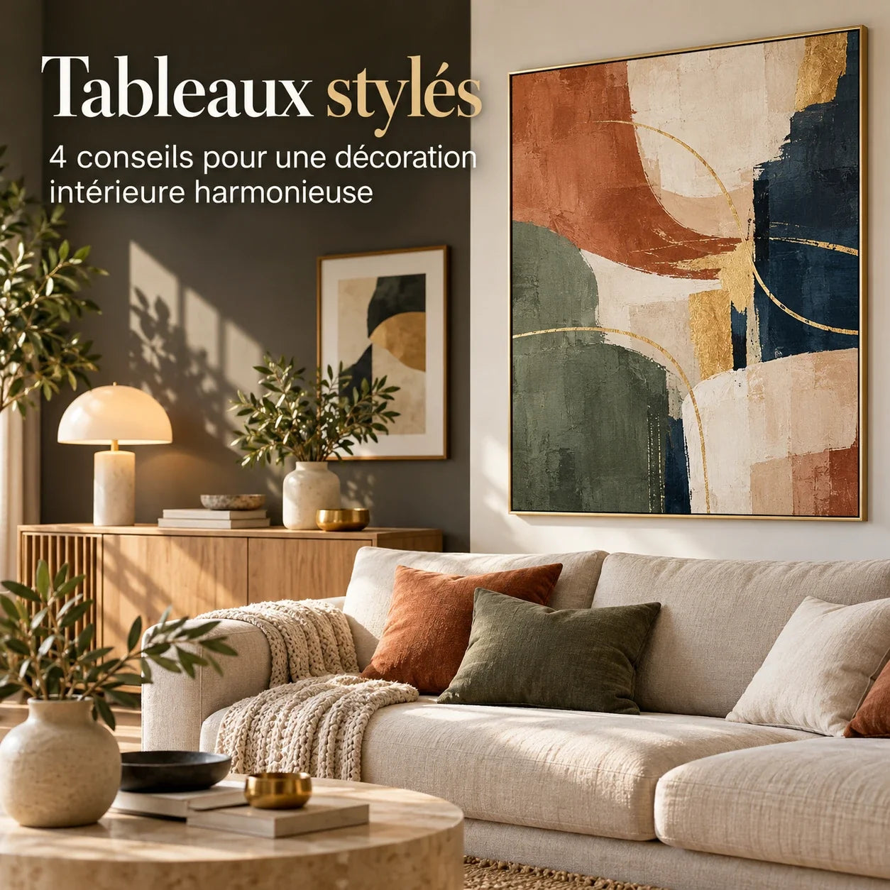 Tableaux stylés : 4 conseils pour une décoration intérieure harmonieuse