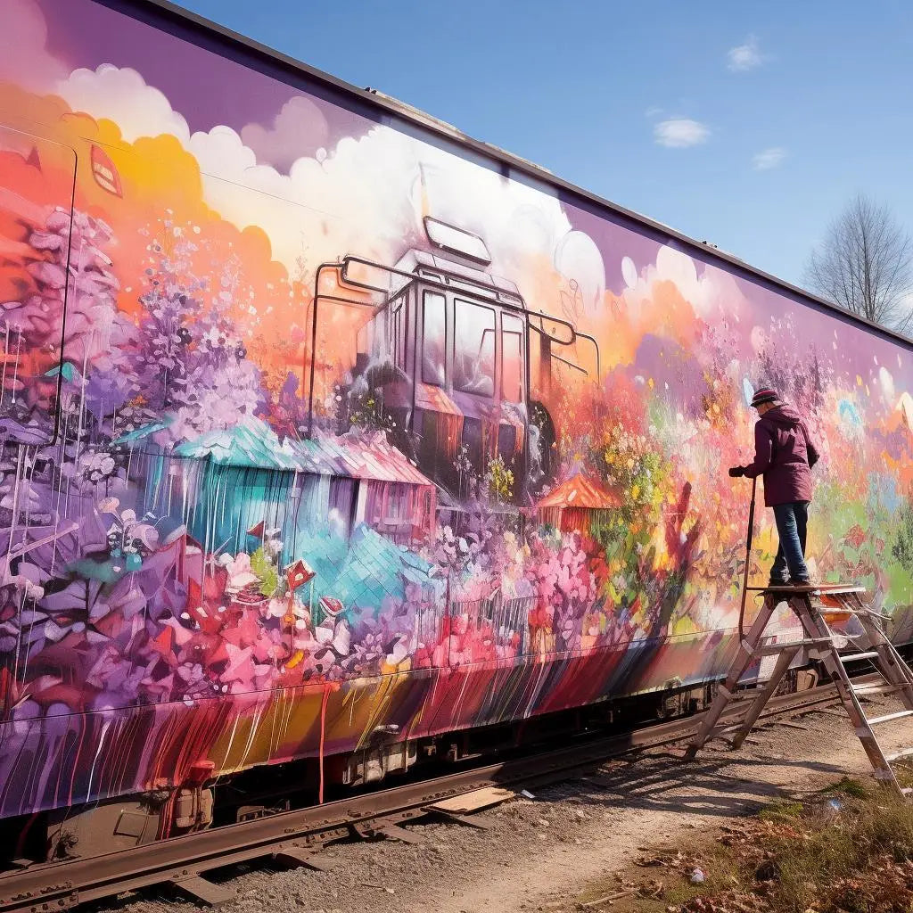 Unique techniques used by street artists - Montableaudeco