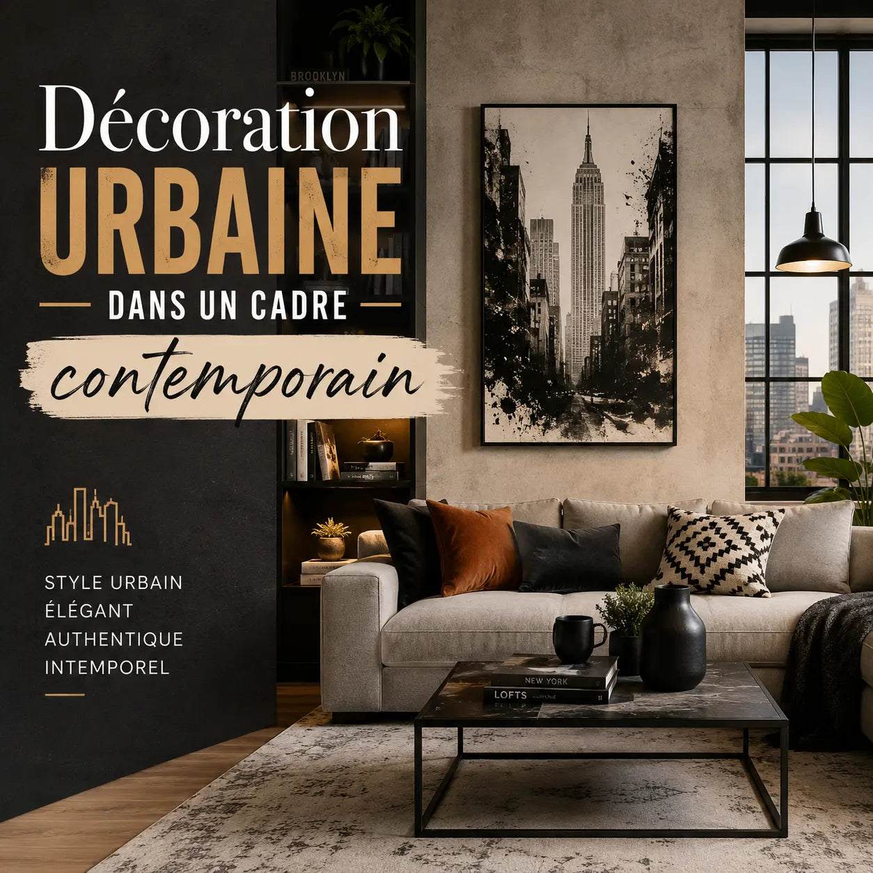Décoration urbaine dans un cadre contemporain