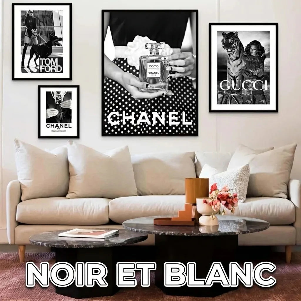 Tableau noir et blanc