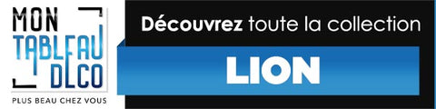 Tableau Lion Montableaudeco