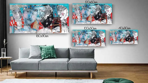 Tableau Abstrait L'appel des Anges