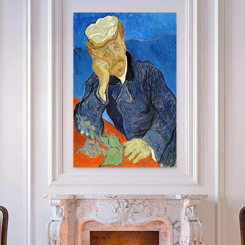 Tableau Vincent Van Gogh Dr Paul Gachet - Montableaudeco