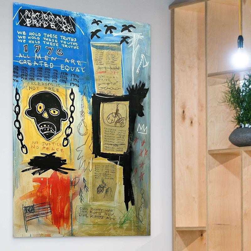 Tableau Basquiat 1-3 1984 - Montableaudeco