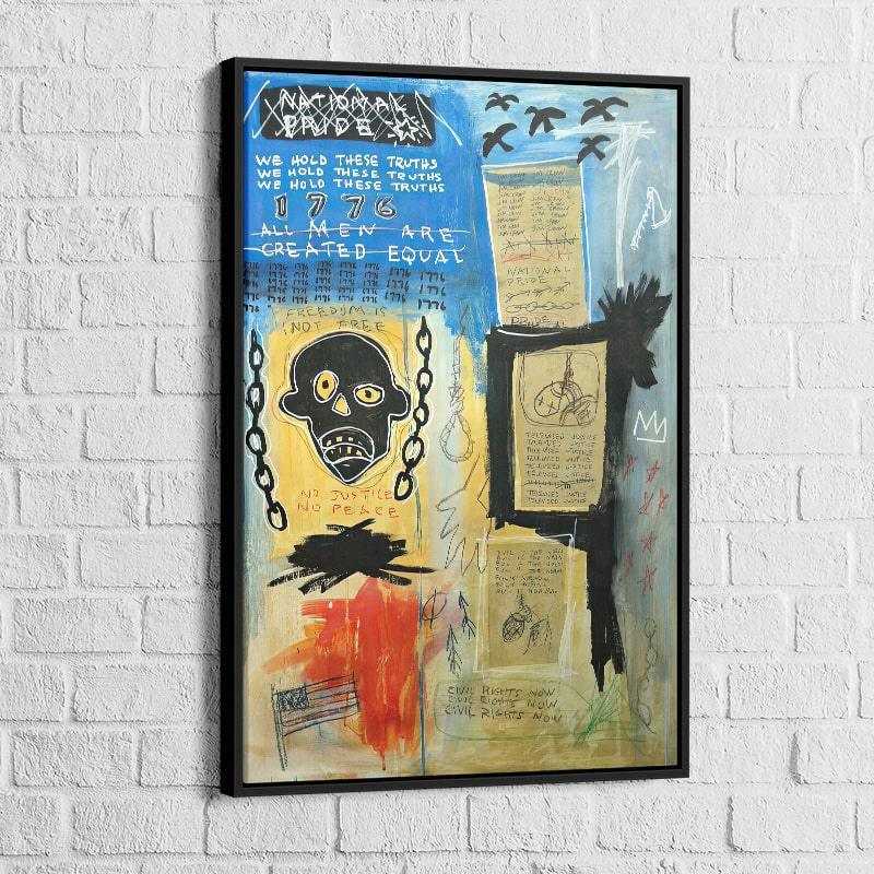 Tableau Basquiat 1-3 1984 - Montableaudeco