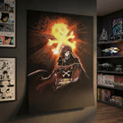 Affiche Albator Le Corsair ambiance science-fiction