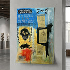 Affiche Basquiat 1-3 1984 inspiration street art contemporain