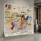 Affiche Basquiat 50 cent Piece 1983 inspiration street art