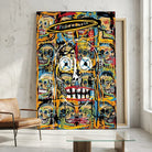 Affiche Basquiat Chaos des Crânes Célestes inspiration street art