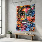 Affiche Basquiat Urban Mask inspiration street art contemporain
