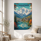 Affiche Chamonix Mont Blanc sans cadre