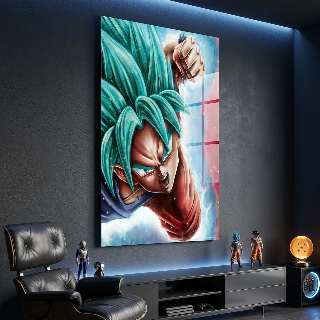 Affiche Dragon Ball Sangoku & Vegeta pour déco gaming