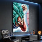 Affiche Dragon Ball Sangoku & Vegeta pour déco gaming