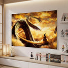 Affiche Dragon Ball Sheeron style fantasy cinématographique
