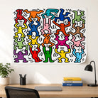 Affiche Keith Haring Acrobats II sans cadre