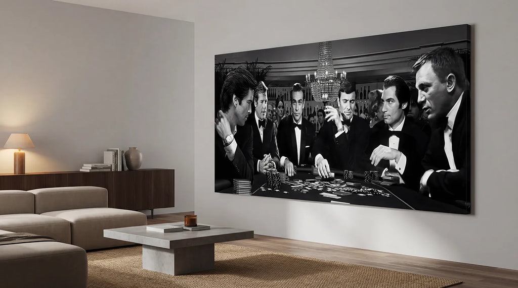 Tableau cinéma James bond
