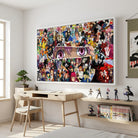 Décoration manga colorée pour fan d’anime et pop culture