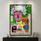Décoration murale Basquiat Masterpiece 60-88 pour salon arty