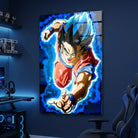 Décoration murale Dragon Ball avec Sangoku en attaque