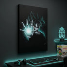 Décoration murale Dragon Ball noire pour chambre geek