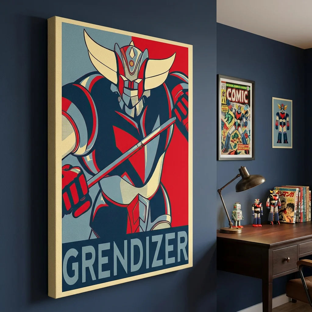 Décoration murale Goldorak Grendizer pour chambre geek