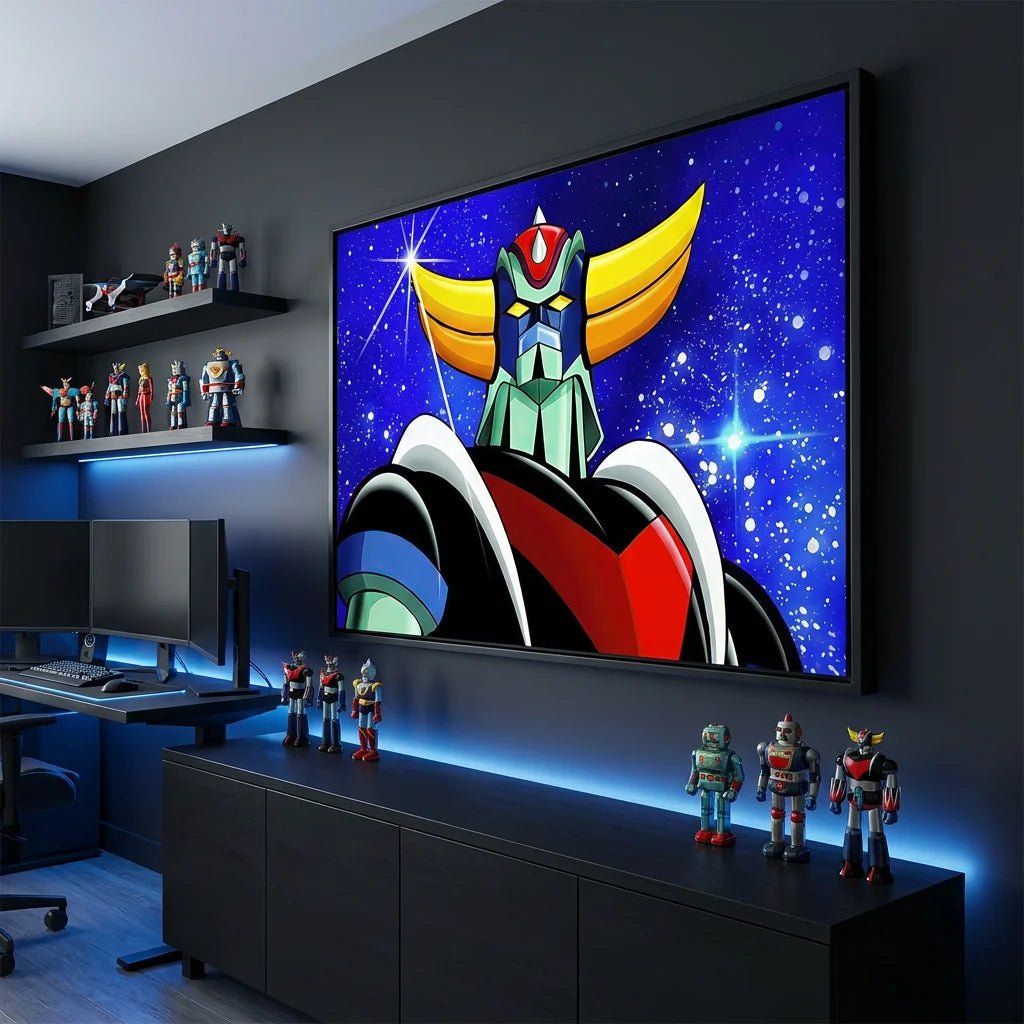 Décoration murale Goldorak Original pour chambre geek