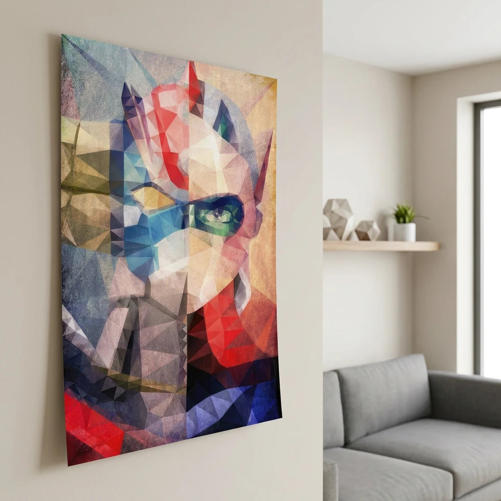 Décoration murale Goldorak Pop Art pour intérieur moderne