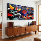 Décoration murale Goldorak pour bureau geek